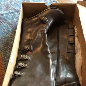 Jambu Women's Firery Water Resistant Vegan Leather Boots Size 7.5